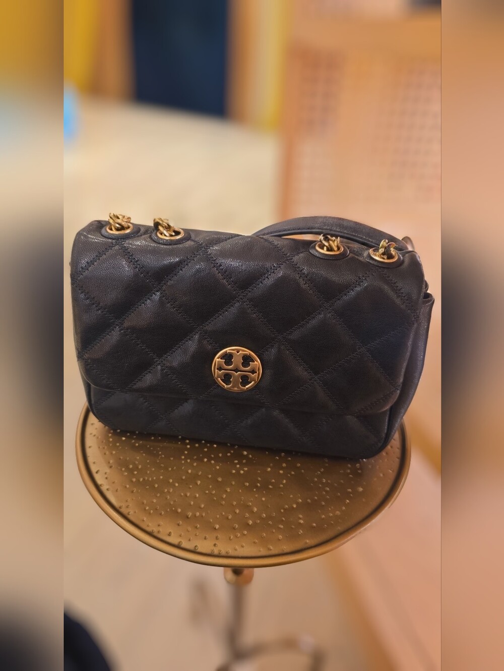 (1770) NWT TORY BURCH Willa Quilted Crossbody Shoulder Bag